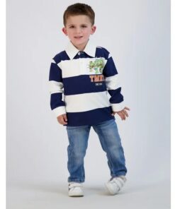 Nickelodeon Teenage Mutant Ninja Turtle Toddler Boys Long Sleeve Rugby Polo Shirt