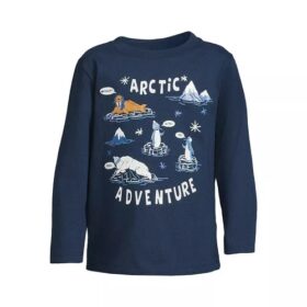 Garanimals Baby & Toddler Boys Graphic Tshirt wilth Long Sleeves