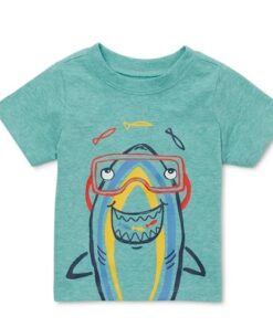 Garanimals Baby Boys Short Sleeve Graphic Tshirt - Shark