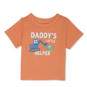 Garanimals Baby Boys Short Sleeve Graphic Tshirt -  Orange
