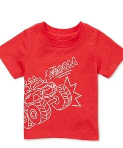Garanimals Baby Boys Short Sleeve Graphic Tshirt -  Vroom