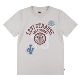 Levi's Strauss Boys Logo Graphic Tshirt -  Cream