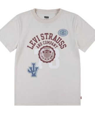 Levi's Strauss Boys Logo Graphic Tshirt -  Cream