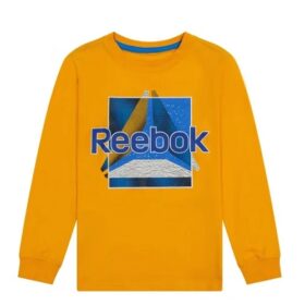 Reebok Boys Long Sleeve Tshirt - Orange