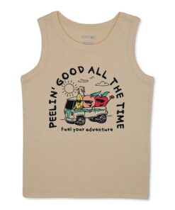Garanimals Toddler Boys Graphic Tank Top - Tan Fuel