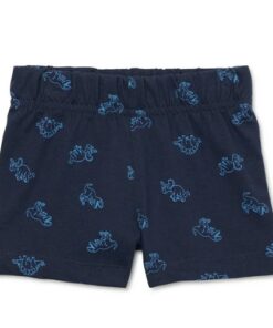 Garanimals Baby Boys Jersey Print Shorts - Navy Blue