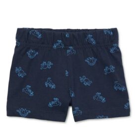 Garanimals Baby Boys Jersey Print Shorts - Navy Blue