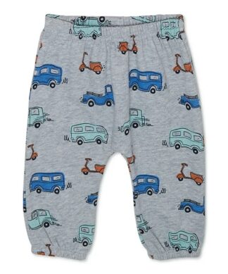 Garanimals Baby Boys Print Fleece Pants - Grey Bus