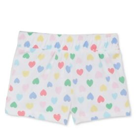 Garanimals Baby Girl Print Jersey Shorts - Hearts
