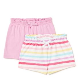 Garanimals Baby Girl Paperbag Waist Shorts - 2 Pack