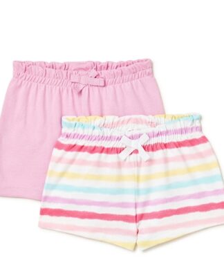 Garanimals Baby Girl Paperbag Waist Shorts - 2 Pack