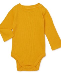 Garanimals Baby Boys Long Sleeve Bodysuit - Yellow