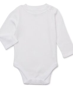 Garanimals Baby Boys Long Sleeve Bodysuit - White