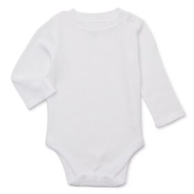 Garanimals Baby Boys Long Sleeve Bodysuit - White