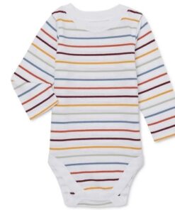 Garanimals Baby Boys Print Long Sleeve Bodysuit - Stripe
