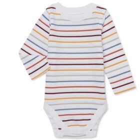 Garanimals Baby Boys Print Long Sleeve Bodysuit - Stripe