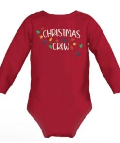 Holiday Time Baby Long Sleeve Bodysuit - Christmas Crew