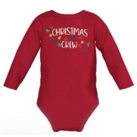 Holiday Time Baby Long Sleeve Bodysuit - Christmas Crew