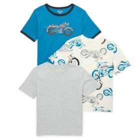 365 Kids Boys Short Sleeve Graphic Tshirt - 3 Packs