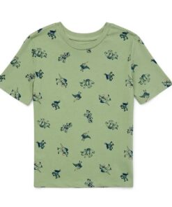 365 Kids Boys Graphic Tshirt With Short Sleeves - Green