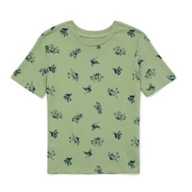 365 Kids Boys Graphic Tshirt With Short Sleeves - Green
