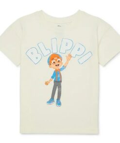 Blippi Toddler Unisex Short Sleeve Crewneck Tshirt
