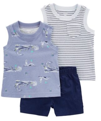 Carter's Baby Boy 2 Tank Tops & Shorts Set