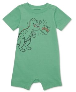 Garanimals Baby Boys 1 Piece Romper - Dino Green