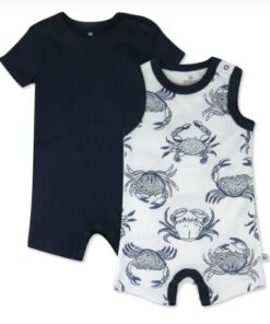 Honest Baby Organic Cotton Baby Boys Romper Set