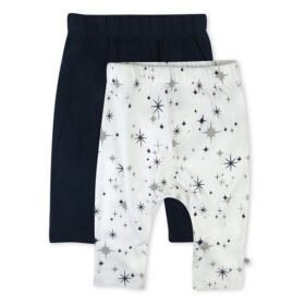 Honest Baby Organic Cotton Baby Boys Harem Pants, 2Pack