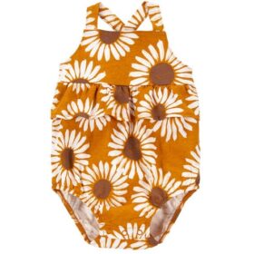 Carter's Baby Girls Sunflower Bubble Romper