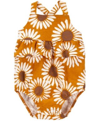 Carter's Baby Girls Sunflower Bubble Romper