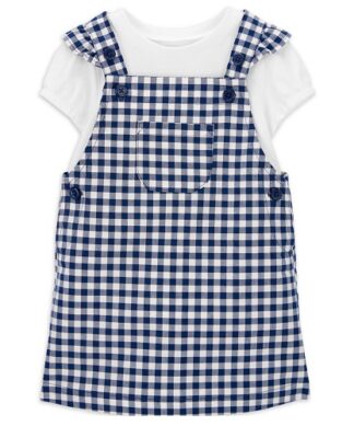 Carter's Child Of Mine Baby Girls Dress Set - Check