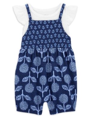 Carter's Child of Mine Baby Girls Overall Set