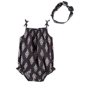 Carter's Child of Mine Baby Girls Romper & Headband Set