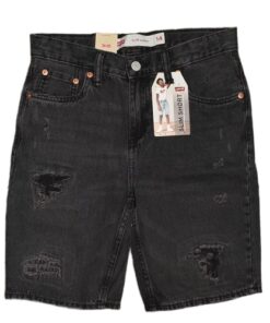 Levi's Big Boys Slim Jeans Shorts - Black