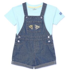 Disney Lion King Toddler Girls Denim Pinafore & Top