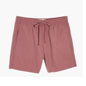 Colorful Planet Boys Volley Shorts - Burgundy