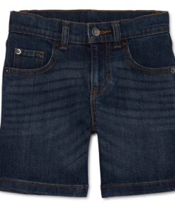 Wonder Nation Boys Distressed Jean Shorts - Blue Denim