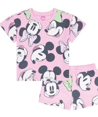Disney Minnie Mouse Toddler Girls Top & Shorts Set