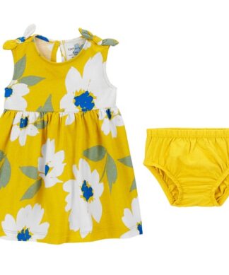 Carter's Baby Girl's Floral Sleeveless Dress