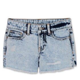 Wonder Nation Girls Tween Denim Shorts -Blue Light Wash