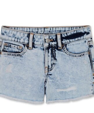 Wonder Nation Girls Tween Denim Shorts -Blue Light Wash