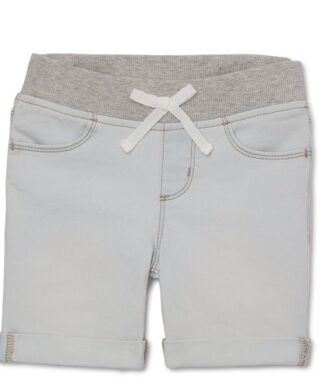 Wonder Nation Girls Knit Waist Bermuda Jeans Shorts