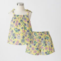 Falls Creek Toddler Girls 100% Cotton Smocked Top & Shorts
