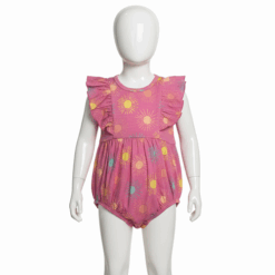 Lullaby Lane Baby Girls Romper - Pink