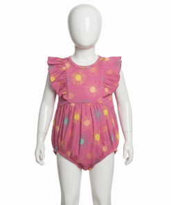 Lullaby Lane Baby Girls Romper - Pink
