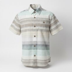 Falls Creek Boys Short Sleeve Button Down Shirt - BGS Stripe