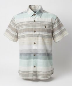 Falls Creek Boys Short Sleeve Button Down Shirt - BGS Stripe