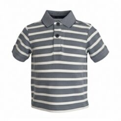 Falls Creek Toddler Boys Striped Polo Tshirt - Blue
